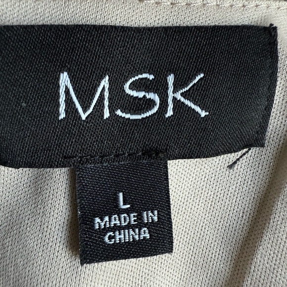 MSK Women's Paisley-Print Flutter-Sleeve Maxi Dress L Wedding Guest Office Wear - Picture 13 of 16